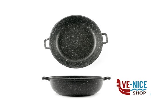 tegame PRESSOFUSO 660 - TEGAME 2 MANICI CM 24 ALLUMINIO PRESSOFUSO FAL76JE FALCOPRESS SRL