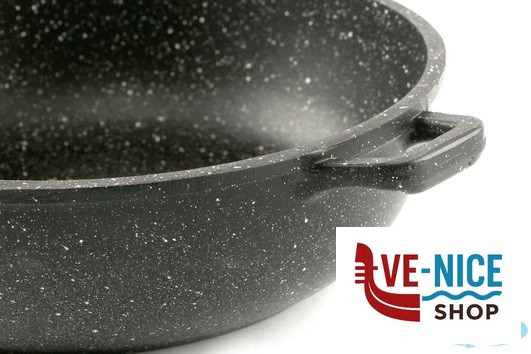 tegame PRESSOFUSO 660 - TEGAME 2 MANICI CM 24 ALLUMINIO PRESSOFUSO FAL76JE FALCOPRESS SRL - immagine 2