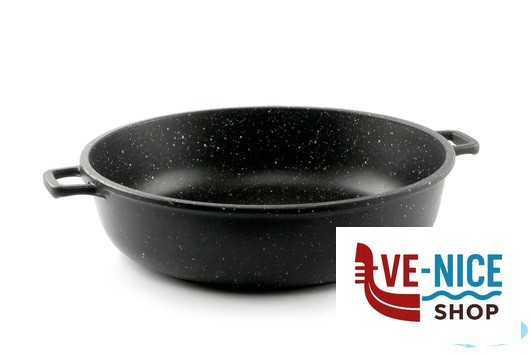 tegame PRESSOFUSO 660 - TEGAME 2 MANICI CM 28 ALLUMINIO PRESSOFUSO FAL76VE FALCOPRESS SRL - immagine 2