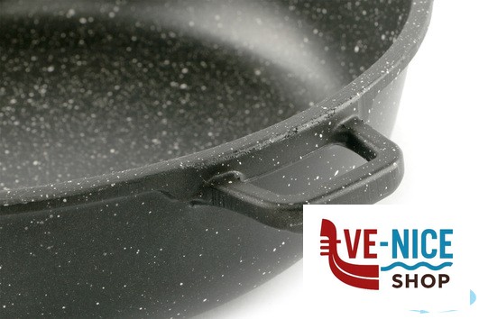 tegame PRESSOFUSO 660 - TEGAME 2 MANICI CM 28 ALLUMINIO PRESSOFUSO FAL76VE FALCOPRESS SRL - immagine 3