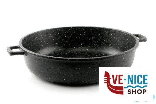 tegame PRESSOFUSO 660 - TEGAME 2 MANICI CM 32 ALLUMINIO PRESSOFUSO FAL76KE FALCOPRESS SRL - immagine 2