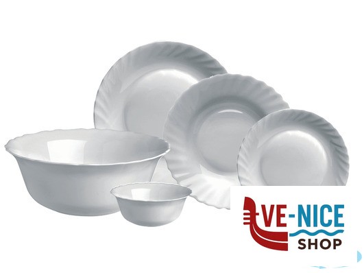 vetro/opale PRIMA BIANCO - PIATTO PIANO CM.26 BORMIOLI ROCCO - immagine 3