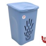 contenitori biancheria PRIMAVERA - PORTABIANCHERIA TRAFORATO L.50 BLU STEFANPLAST