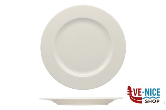 tavola PRIME- PIATTO PIANO CM 17 A FALDA ALLUMINA ARIANE FINE PORCELAIN