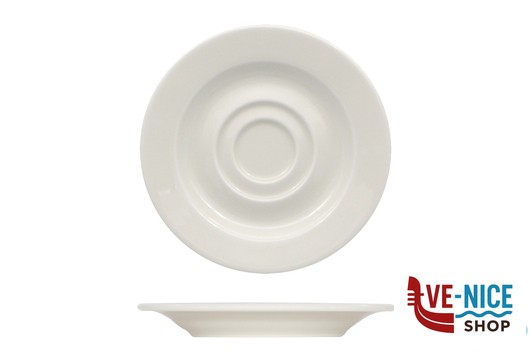 tazze da caffe' PRIME-PIATTO PER TAZZA CAFFE CM 13 - ALLUMINA ARIANE FINE PORCELAIN