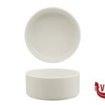 PRIME-SELAS AVORIO - PIATTO NORDIC ALTO CM 16 -ALLUMINA ARIANE FINE PORCELAIN piano 8 pezzi