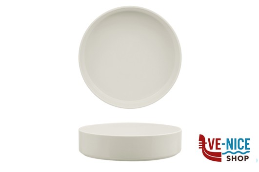 piano PRIME-SELAS AVORIO - PIATTO NORDIC ALTO CM 21 -ALLUMINA ARIANE FINE PORCELAIN