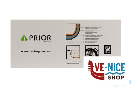 antiederente PRIOR-PADELLA 1MANICO CM.22 35602522 PINTI INOX - immagine 4