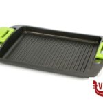 antiederente PRIOR-PIASTRA GRILL 2 MANICI CM.40   35606440 PINTI INOX