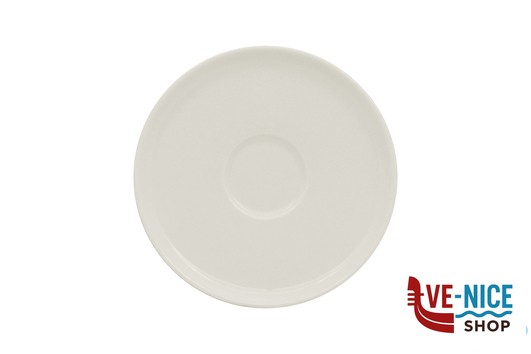 colazione PRIVILEGE-PIATTO PER TAZZA THE CM 15- ALLUMINA ARIANE FINE PORCELAIN