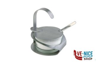 formaggera PRO-FORMAGGIERA INOX-VETRO CM10,5H.13 CON CUCCHIAIO 40482 APS  ASSHEUER POTT GMBH E CO KG