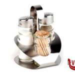 oliera/sale  pepe PRO-MENAGE SALE-PEPE-STUZZICADENTI INOX-VETRO CM 9,2X8,5H11,5 APS  ASSHEUER POTT GMBH E CO KG