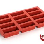 preparazione cibi PROF - STAMPO 12 CAKES CM8X3       SF026 SILIKOMART