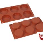 preparazione cibi PROF-STAMPO 6 TORTINE MM.80 SILIKOMART