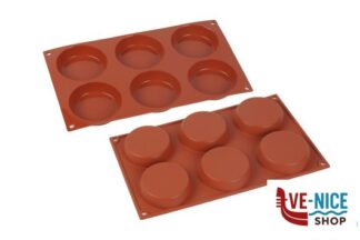 preparazione cibi PROF-STAMPO 6 TORTINE MM.80 SILIKOMART