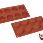 preparazione cibi PROF-STAMPO 8 TARTELLETTE MM60X17 SILIKOMART