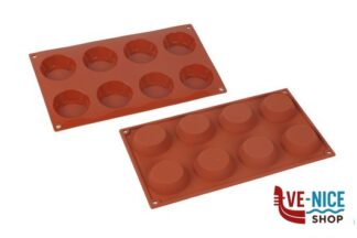 preparazione cibi PROF-STAMPO 8 TARTELLETTE MM60X17 SILIKOMART