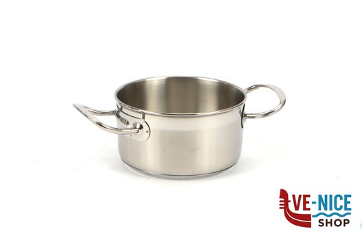 inox PROFESSIONAL-CASSERUOLA FONDA 2MANICI CM16H8 31600516 PINTI INOX