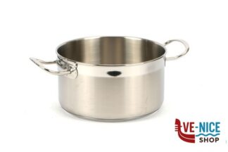 inox PROFESSIONAL-CASSERUOLA FONDA 2MANICI CM22H11 31600522 PINTI INOX