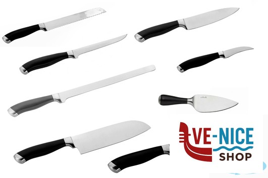 coltelli pane PROFESSIONALE- COLTELLO PANE CM 20 PINTI INOX - immagine 2
