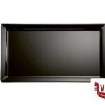 0 PURE-VASSOIO RETTANGOLARE IN RESISTENTE MELAMINA NERA GN 1.3 CM 32,5X17,6 H.3, INFRANGIBILE.  MAX 70ﾰC  83491 APS  ASSHEUER POTT GMBH E CO KG