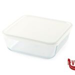 vetro PYREX-CONTENITORE QUADRO CON COPERCHIO CM.20X20 LT.2 ARC INTERNATIONAL COOKWARE