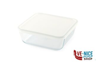 vetro PYREX-CONTENITORE QUADRO CON COPERCHIO CM.20X20 LT.2 ARC INTERNATIONAL COOKWARE