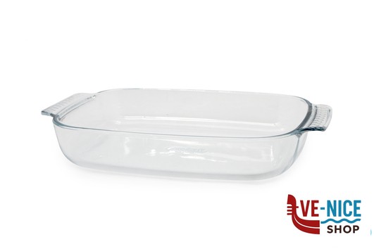 vetro PYREX-TEGLIA RETTANGOLARE 34X22 CON MANICI PRESA FACILE 231B000-7046 ARC INTERNATIONAL COOKWARE