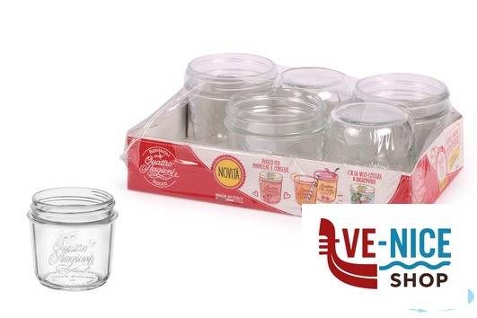 vetro QUATTRO STAG - VASO CILINDRICO KG.0,200 354757V10121990 SUA CAPSULA DEL 86 BORMIOLI 4 STAGIONI - immagine 2