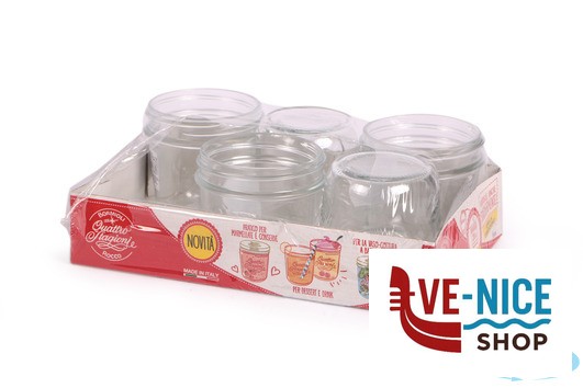 vetro QUATTRO STAG - VASO CILINDRICO KG.0,200 354757V10121990 SUA CAPSULA DEL 86 BORMIOLI 4 STAGIONI - immagine 4