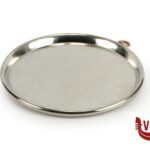 altri materiali TORTIERA RAME STAGNATO PER FARINATA MARTELLATA CON ORLO CM 45 H 1,5 AGNELLI