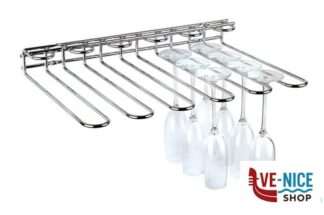 0 RASTRELLIERA CALICI CM 45X32XH.6 METALLO GRIGIO PER 20 CALICI APS ASSHEUER POTT GMBH E CO KG