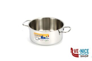 inox REALTERM-CASSERUOLA ALTA 2 MANICI CM.20 C220 GNALI