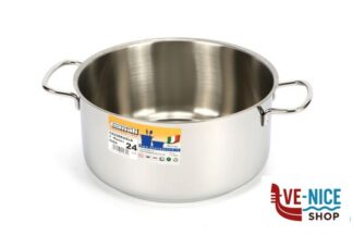 inox REALTERM - CASSERUOLA ALTA 2 MANICI CM.24 C224 GNALI