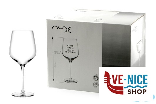 vetro REFINE CONFEZIONE DA 6 CALICI MULTIUSO - CL.44 H.21,4 67091-1080827 NUDE PASABAHCE - immagine 4