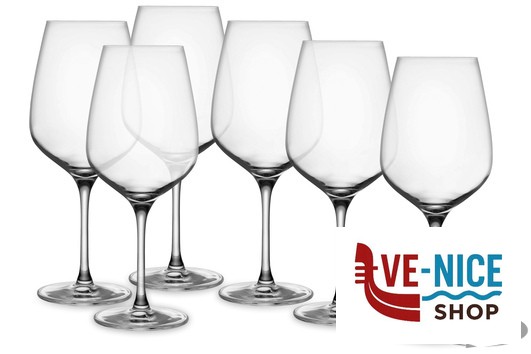 vetro REFINE CONFEZIONE DA 6 CALICI PER VINO ROSSO - CL.53 H.22,4 67316-1112660 NUDE PASABAHCE - immagine 3