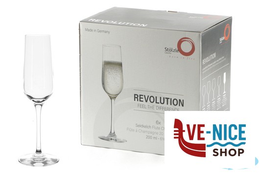 vetro cristallino REVOLUTION - FLUTE SPARKLING CL. 20 STOLZLE LAUSITZ GMBH - immagine 2