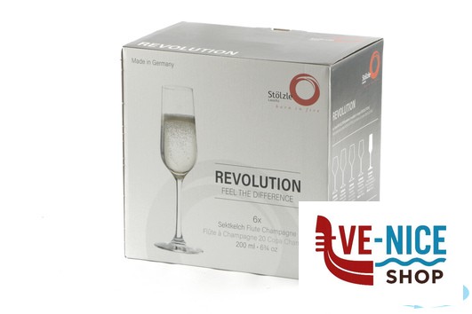 vetro cristallino REVOLUTION - FLUTE SPARKLING CL. 20 STOLZLE LAUSITZ GMBH - immagine 3