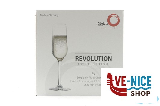 vetro cristallino REVOLUTION - FLUTE SPARKLING CL. 20 STOLZLE LAUSITZ GMBH - immagine 4