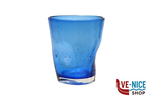 vetro RIALTO-BICCHIERE ACQUA CL.35 INCAMICIATO BLU T090105CB IMPORT TAVOLA PROFESSIONAL