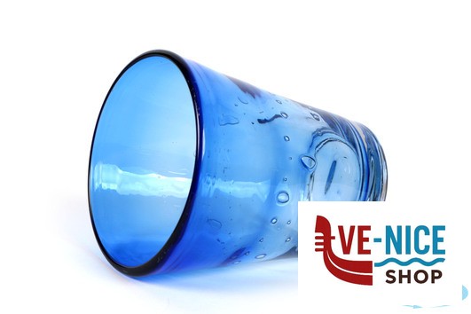vetro RIALTO-BICCHIERE ACQUA CL.35 INCAMICIATO BLU T090105CB IMPORT TAVOLA PROFESSIONAL - immagine 2