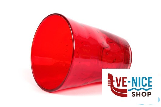 vetro RIALTO-BICCHIERE ACQUA CL.35 INCAMICIATO ROSSO T090105CR IMPORT TAVOLA PROFESSIONAL - immagine 2