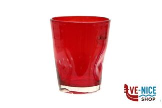 vetro RIALTO-BICCHIERE ACQUA CL.35 INCAMICIATO ROSSO T090105CR IMPORT TAVOLA PROFESSIONAL