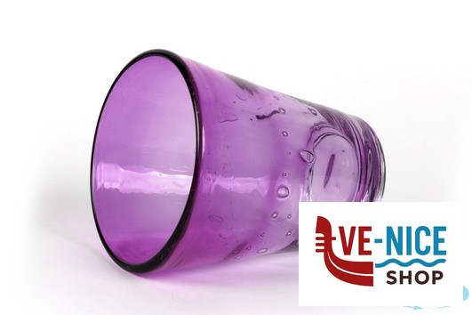 vetro RIALTO-BICCHIERE ACQUA CL.35 INCAMICIATO VIOLETTO T090105CV IMPORT TAVOLA PROFESSIONAL - immagine 2