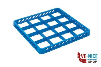 pulizia-igiene RIALZO PER BASE 16 SCOMPARTI BLU CM.50X50 PER LAVASTOVIGLIE   RALZ16 INOX MACEL