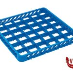 pulizia-igiene RIALZO PER BASE 36 SCOMPARTI BLU CM.50X50 PER LAVASTOVIGLIE   RALZ36 INOX MACEL