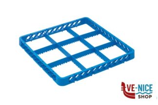 pulizia-igiene RIALZO PER BASE 9 SCOMPARTI BLU CM.50X50 PER LAVASTOVIGLIE   RALZ09 INOX MACEL