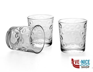 vetro RINGS - CONFEZIONE 3 BICCHIERE ACQUA CC.260 PASABAHCE