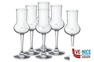 calice liquore RISERVA TACCA GRAPPA-SCATOLA.6 CALICI CL 8 BORMIOLI ROCCO