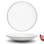 porcellana RITA FILO MARRONE - PIATTO PASTA CM 30 435 BACKSTAMP LIONESS A STAMPO ZAKLADY PORCELANY STOLOWEJ LUBIANA